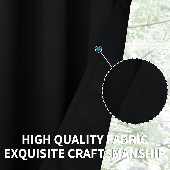 BGment Rod Pocket Blackout Curtains - Image 5