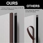 T-Shaped Door Draft Stopper, 1.97 in x 20 Ft Silicone Seal Strip - Image 5