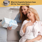 Leak Proof Portable Denture Bath Case Denture Cleaning Cup, False Teeth Holder - Image 8