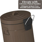 PAWZIDEA Dog Poop Trash Can Outside Odor Control, 3.1Gallon Pet Waste Trash Can - Image 7
