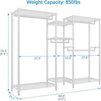VIPEK Classic V6 Wire Garment Rack 5 Tiers Heavy Duty Clothes Rack - Image 4