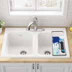 Sink Caddy Sponge Holder Kitchen Sink Organizer Sponge Caddy Expandable 16.06" - Image 7