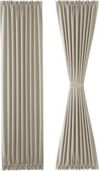 DWCN French Door Curtains – Rod Pocket Thermal Blackout Curtain - Image 7