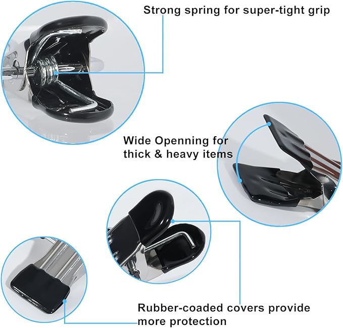 15/30/50Pcs Upgrade Double Head Clamp Dipped Clothespin - Image 3