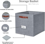DECOMOMO Storage Cubes, Fabric Organizer Bins - Image 3