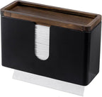 MyGift Deluxe Modern Matte Black Metal Folded Commercial Paper Towel Holder by MyGiftHome
