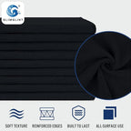 GLIMGLINT Black Microfiber Cleaning Cloth, 150 Pack Microfiber Towels - Image 3