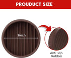 Rubber Non-Slip Furniture Pads Furniture Casters Cup Floor Protector - Image 2