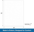 Chair Mat for Carpet, Non-Slip Office Vinyl Mat for Carpet - Image 2