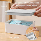 1 Pcs Diaper Wipes Dispenser, Refillable Wipe Container, Wipe Container - Image 5