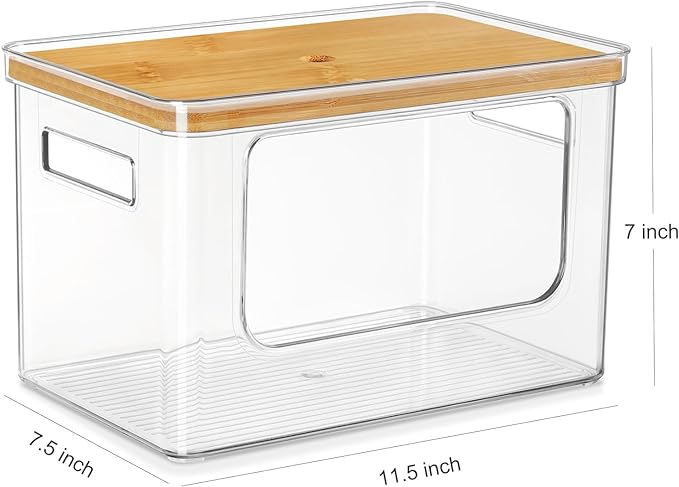 Hudgan Stackable Storage with Bamboo Top - Image 5