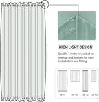 DWCN French Door Curtains – Rod Pocket Thermal Blackout Curtain - Image 3