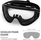 DEX FIT Protective Safety Goggles SG220B; Anti Fog & Scratch, Z87 Eye Protection - Image 5