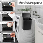 Picowe Magnetic Laundry Storage, Large Metal Lint Holder Bin - Image 6