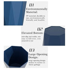 6pcs Trash Can Wastebasket Plastic 2.6 Gallon Garbage Can Container Rubbish - Image 5