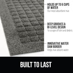 GORILLA GRIP Front Door Mat, Indoor Outdoor Ultra Absorbent HydroAbsorb Doormat - Image 3
