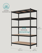 SONGMICS 5-Tier Storage Shelves, Load 2310 lb, Boltless Assembly, Adjustable - Image 3