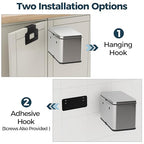 Stainless Steel Hanging Trash Can - Image 2