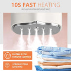 1000w Travel Garment Steamer for Clothes: Foldable Portable Handheld Clothing - Image 7