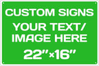 Custom Street Sign, Aluminum Weatherproof Metal Sign Multiple Sizes Custom by Repaly