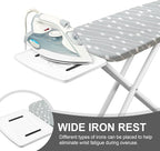 Ironing Board, Foldable Ironing Board Adjustable Height Compact Iron Board - Image 2