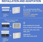 413 Replacement Air Filter MERV 13 16x25x4 - Image 2