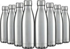 HASLE OUTFITTERS 17oz Stainless Steel Water Bottles Bulk, Vacuum Insulated by HASLEOUTFITTERS