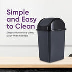 Superio Small 2.5 Gallon Plastic Trash Can - Image 7