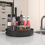VAEHOLD Lazy Susan Stainless Steel Black Spice Rack Turntable - Image 4