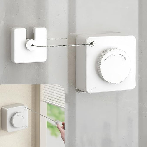 13.8ft Retractable Clothesline, Non-sag Clothesline, Indoor & Outdoor Heavy by YuShiYan