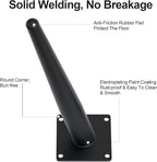 4PCS 7 Inch Matte Black Tapered Angled Legs - Image 4