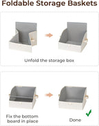 StorageWorks Closet Storage Bins, Trapezoid Organizer Box - Image 6