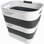 SAMMART 40L Collapsible Plastic Laundry Basket by SAMMART