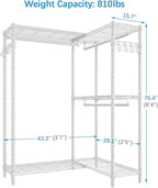 VIPEK L4 Garment Rack L Shaped Clothes Rack - Image 5