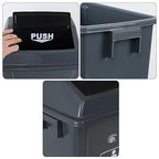 Readsky 6 Gallon Plastic Garbage Can Swing Lid, Trash Can Swing-Top, Swing - Image 3