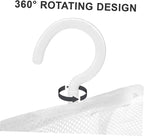 Cabilock 5pcs Mesh Hanging Bag Hanging Clothes Travel White Polyester Fruit - Image 2