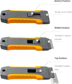 Razor Blade Scraper Tool with 15pcs Extra Blades, Cleaning Razor Scraper - Image 6