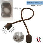 Magnetic Curtain Tiebacks 6 Pack Coffee Curtain Rope Tieback Curtain Holders - Image 2
