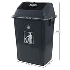 18 Gallon Tall Plastic Trash Can - Image 2