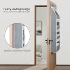 Univivi 5-Shelf Fabric Door Storage Over Door Hanging Organizer - Image 2