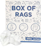 Recycled White Sheeting Cleaning Rags – Lint Free White Cotton Cloths by SupremePlus