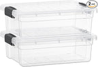 Superio Clear Storage Boxes by Superio