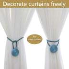 Magnetic Curtain Tiebacks - 12mm Magnetic Tie Backs - Image 4