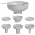 Wide Mouth Kitchen Funnel, Food Grade Plastic Cooking Canning Funnel - Image 2