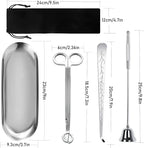 5 in 1 Candle Accessory Set, Candle Wick Trimmer Cutter, Candle Snuffer & - Image 7