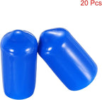 uxcell 20pcs Rubber End Caps 8mm ID Vinyl PVC Round Tube Bolt Cap Cover Screw - Image 2