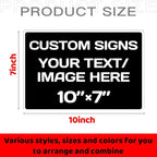 Aluminum Weatherproof Metal Signs - Image 2