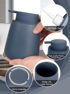 INGOFIN Ceramic Foaming Soap Dispenser - 12 oz Foam Hand Soap Dispenser Bathroom - Image 4
