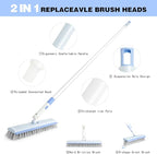 Floor Scrub Brush and V-Shape Grout Brush - Image 2