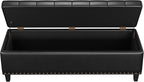 Storage Ottoman Bench, 51-Inch Large Storage Bench - Image 8